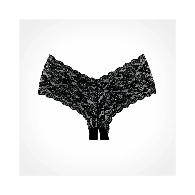 Allure Adore Candy Apple Panty Black
