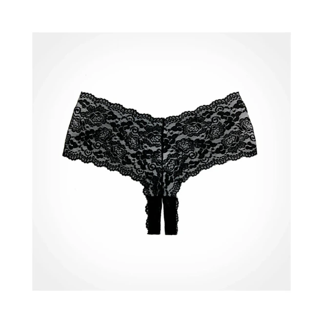 Allure Adore Candy Apple Panty Black