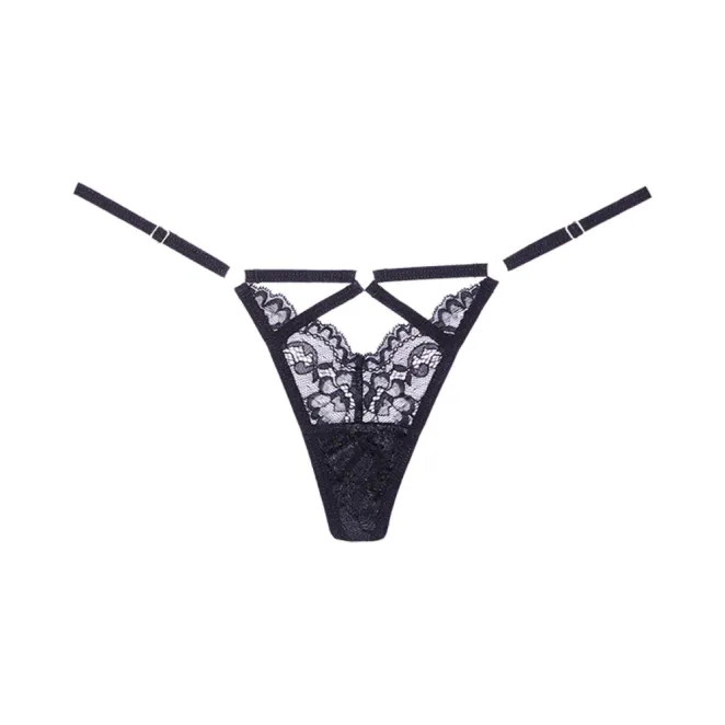 Allure Adore Do Not Disturb Panty Black