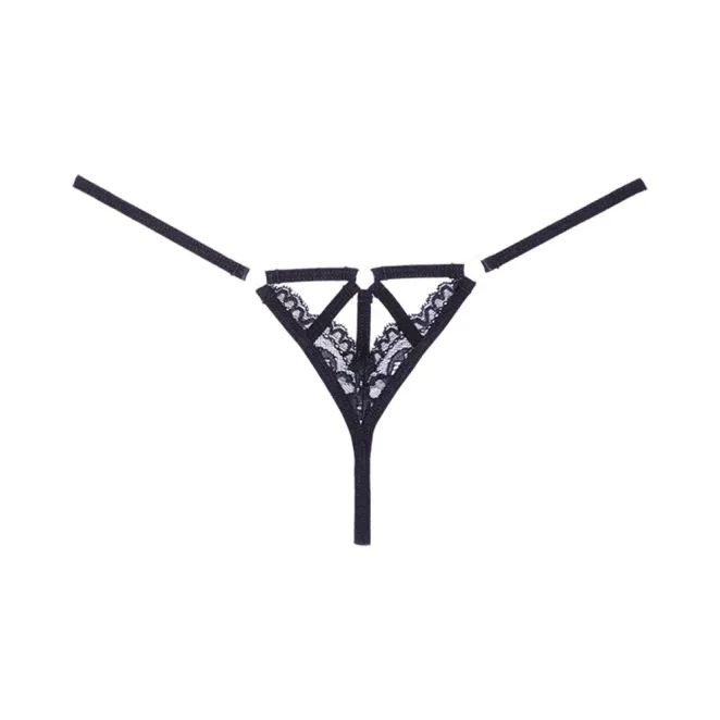 Allure Adore Do Not Disturb Panty Black