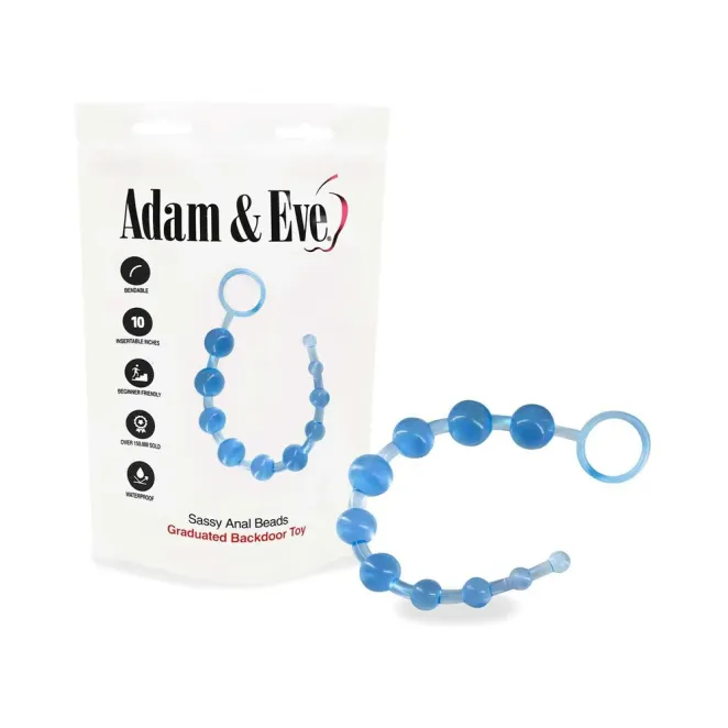 Sassy Anal Beads Blue