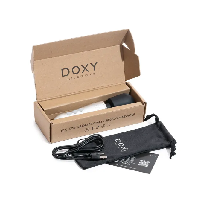 Doxy Go Extra Powerful Rechargeable Travel Mini Wand Massager