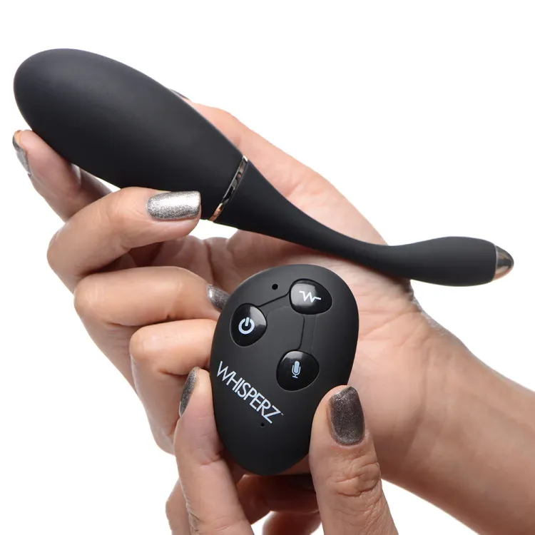 Whisperz Voice Activated 10X Vibrating Egg with Remote Whisperz Voice Activated 10X Vibrating Egg with Remote