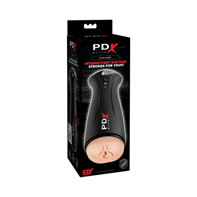 Fuck-Gasm Vibrating & Sucking Vagina Masturbator Light