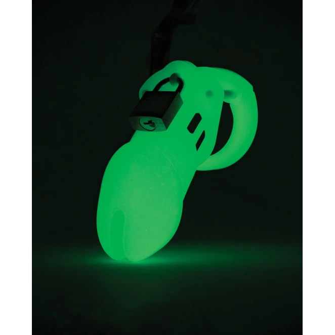 CB-6000 Male Glow In The Dark Chastity Cage Kit