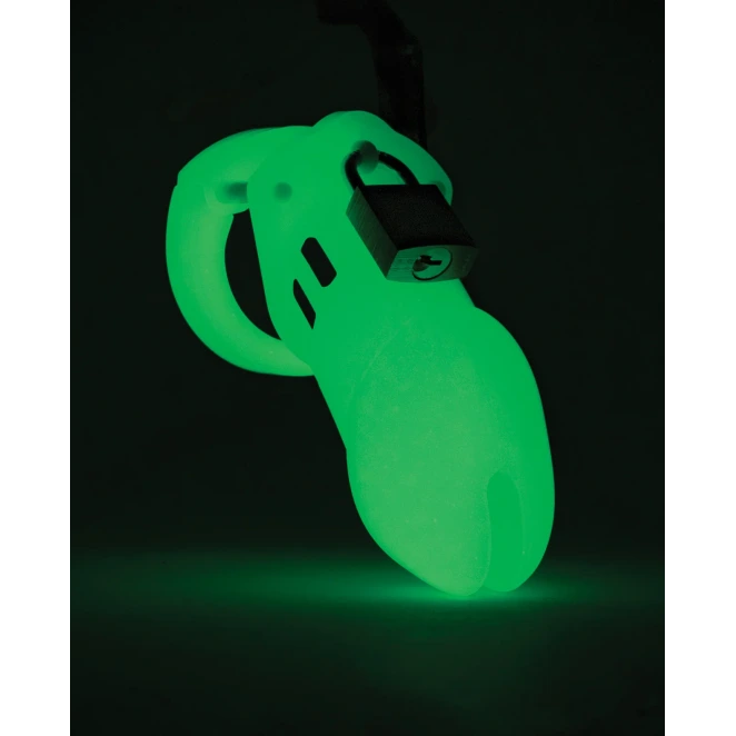 CB-6000 Male Glow In The Dark Chastity Cage Kit