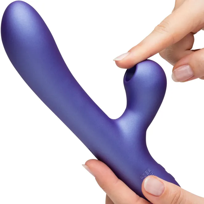 ROMP Pulse Rechargeable Rabbit Vibrator with Clitoral Suction