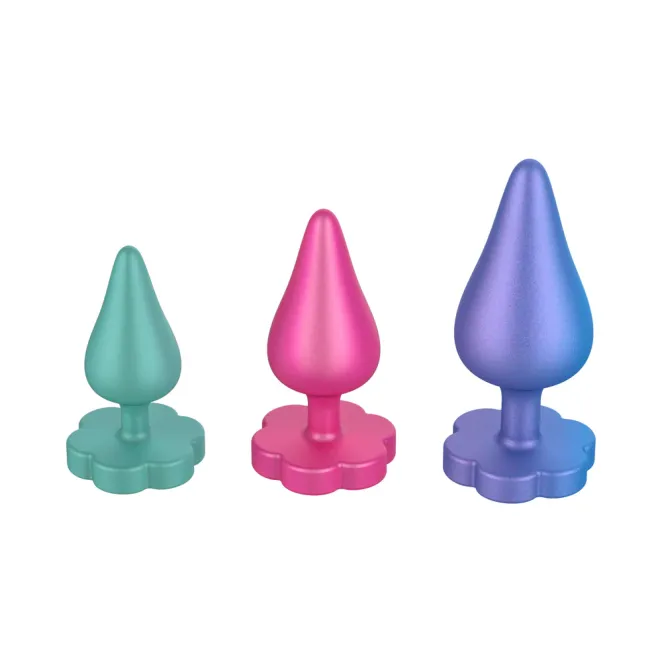 ROMP Luster Silicone Butt Plug Set