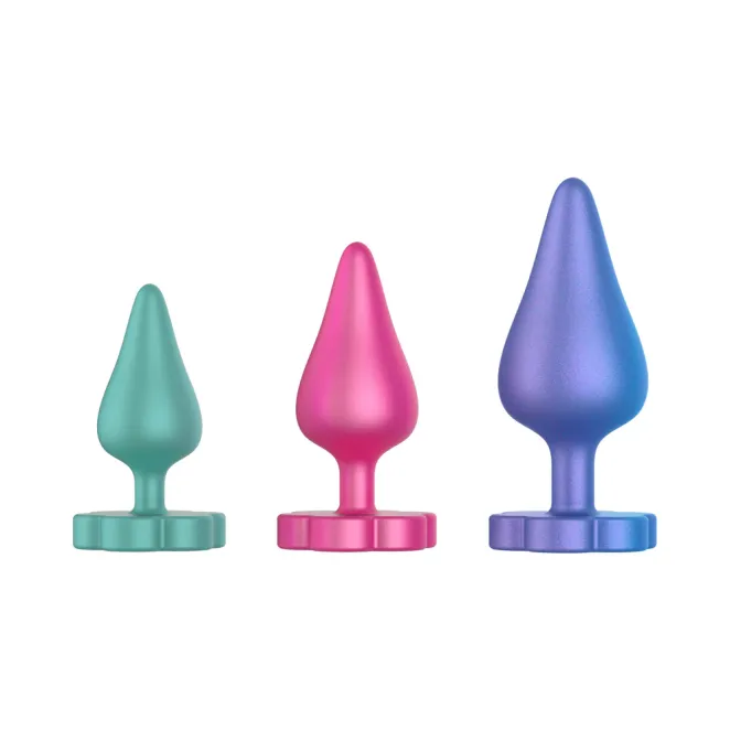 ROMP Luster Silicone Butt Plug Set