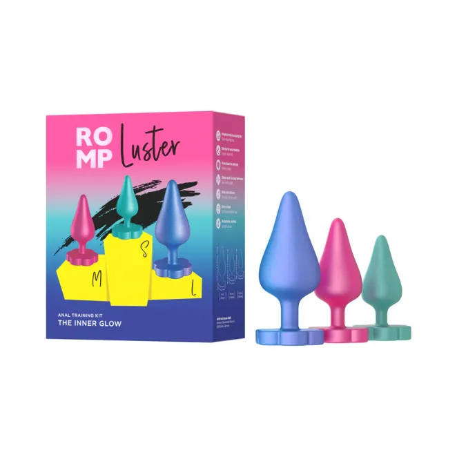 ROMP Luster Silicone Butt Plug Set