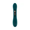 aurelie silicone g spot tickling vibrator deep teal