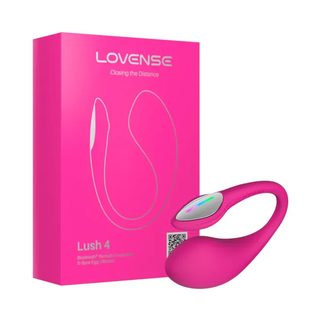 Lovense Lush 4 App Controlled Vibrating Egg