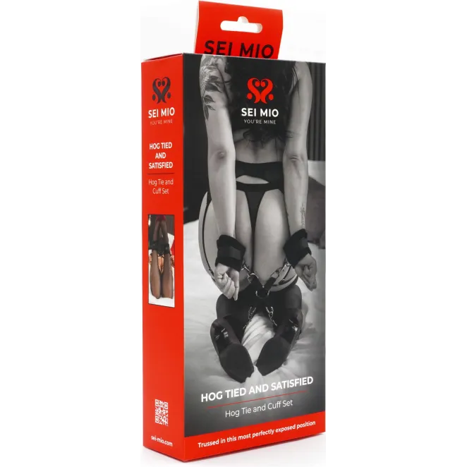 SEI MIO Hogtied and Satisfied Hog Tie & Cuff Set