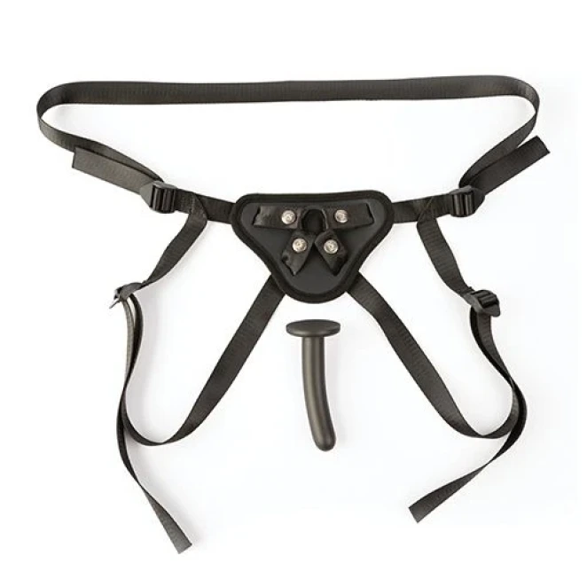 SEI MIO Perfectly Pegged Beginners Strap-On Harness and 5 in. Dildo