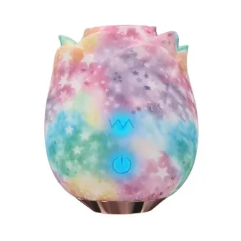 Eve's Ravishing Rose Tapping & Suction Clitoral Stimulator Rainbow