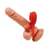 Double Ring Vibrating Rose Couples Cock Ring with Remote