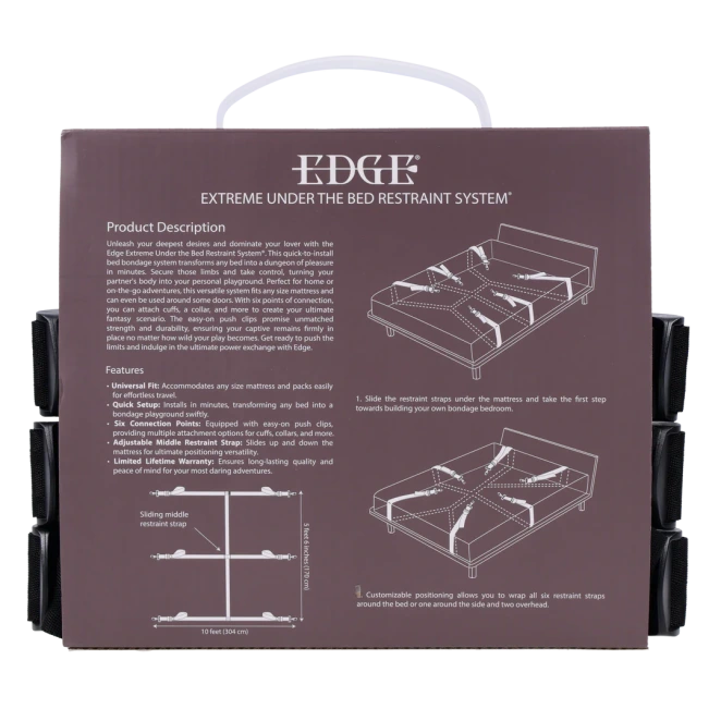 Sportsheets Edge Extreme Under the Bed Restraint System