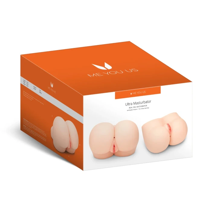Me You Us Ribbed Vagina and Ass Masturbator 15 lbs