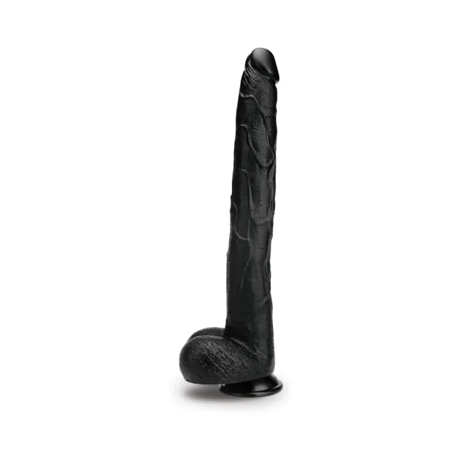 15 in prowler red the destroyer realistic dildo black suction cup