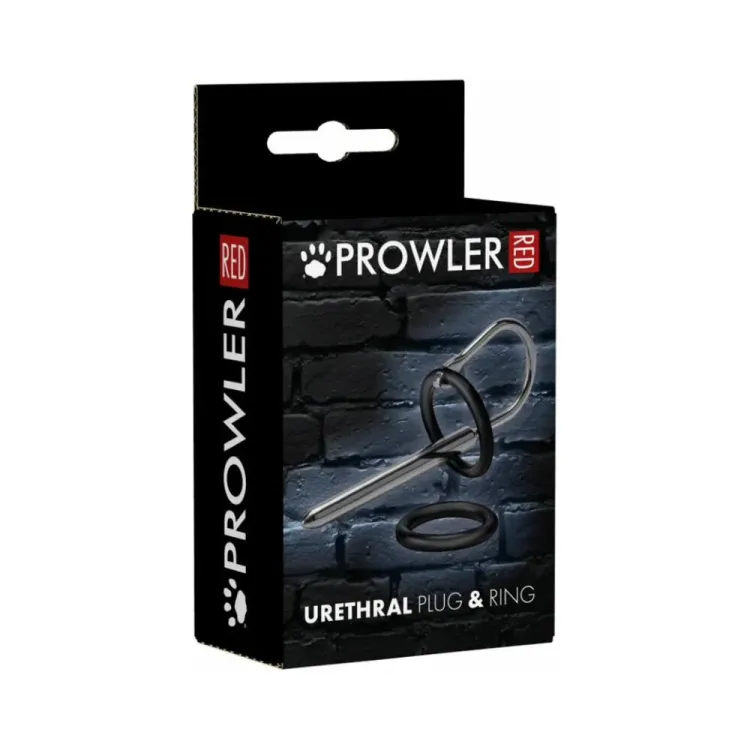 Prowler RED Urethral Plug & Ring Stainless Steel Prowler RED Urethral Plug & Ring Stainless Steel