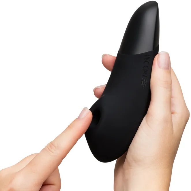 Womanizer Enhance Pleasure Air Clitoral Vibrator Black