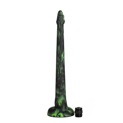 Creature Cocks Spitting Serpent Silicone Enema Snake