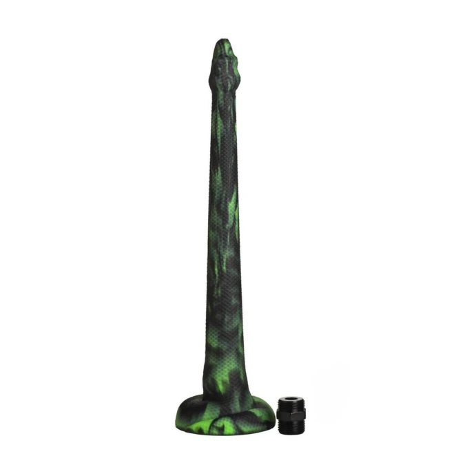 Creature Cocks Spitting Serpent Silicone Enema Snake