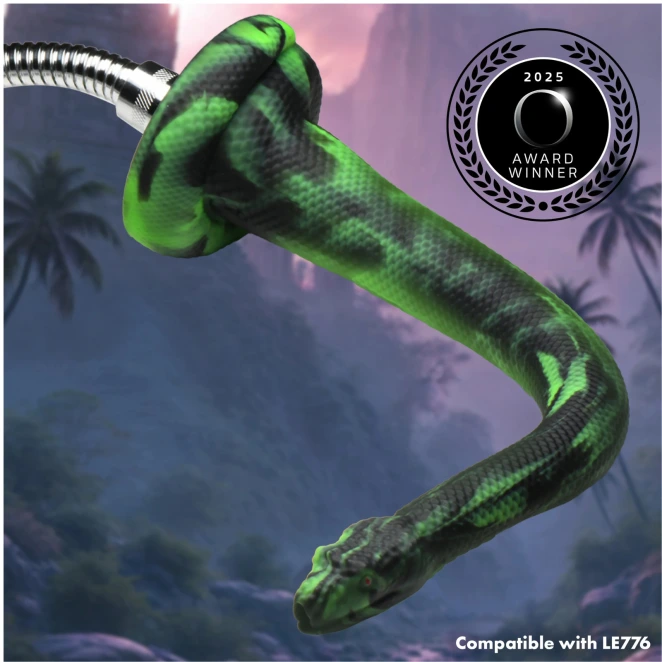 Creature Cocks Spitting Serpent Silicone Enema Snake