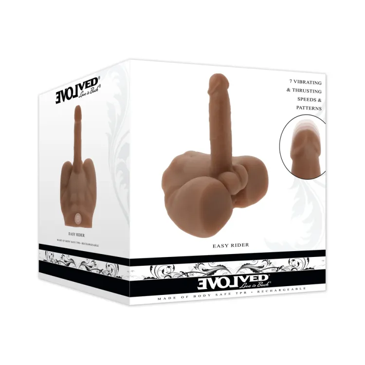 Easy Rider Thrusting Vibrating Torso Stroker Dark Easy Rider Thrusting Vibrating Torso Stroker Dark