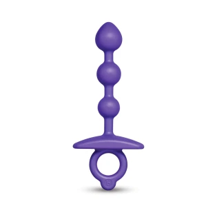 b-Vibe Butties Zip Silicone Beaded Anal Plug