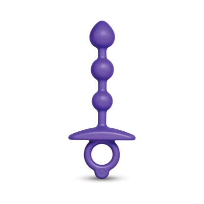 b-Vibe Butties Zip Silicone Beaded Anal Plug