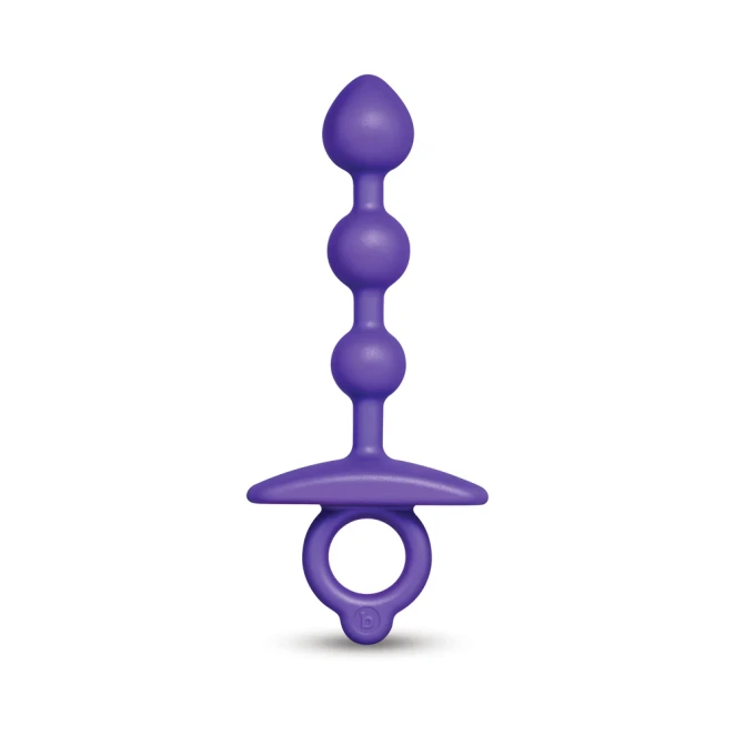 b-Vibe Butties Zip Silicone Beaded Anal Plug