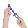 b-Vibe Butties Zip Silicone Beaded Anal Plug