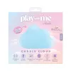 cuddle cloud silicone lay on vibrator blue clit massager