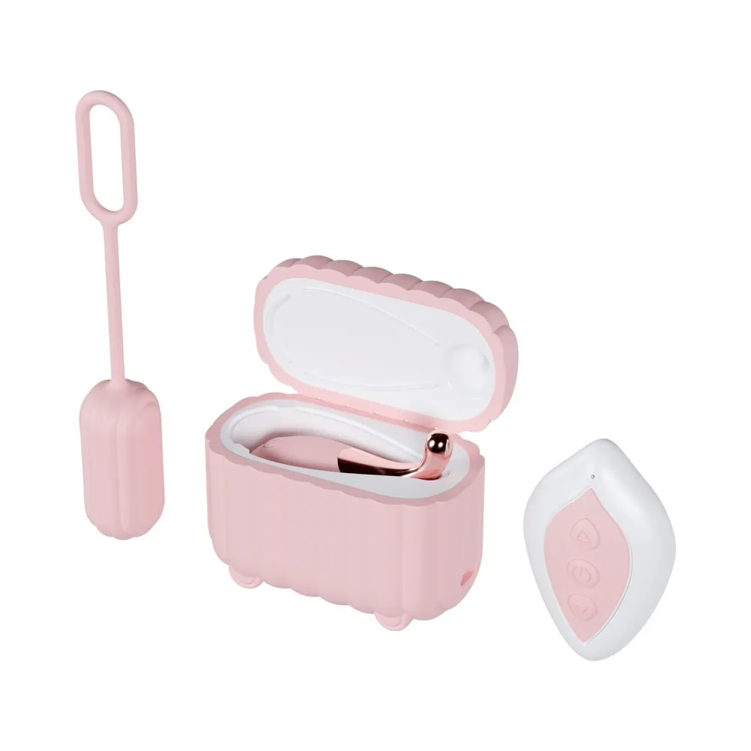 wanderlust mini wand and remote egg vibrator kit pink