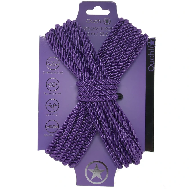 Ouch! Japanese Soft Silky Bondage Rope 32 Feet