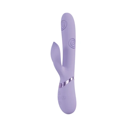 Dolce Vive Fronda 6 Stimulating Points Silicone Rabbit Vibrator