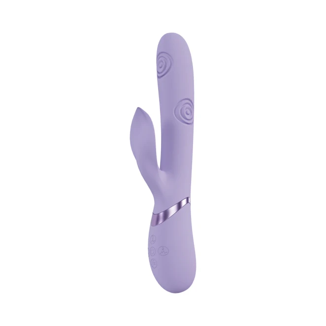 Dolce Vive Fronda 6 Stimulating Points Silicone Rabbit Vibrator