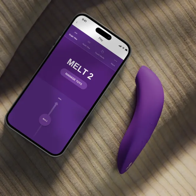 We-Vibe Melt 2 Purple App Controlled Rechargeable Clitoral Stimulator