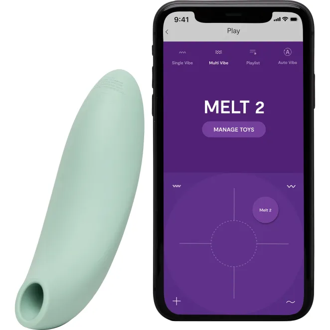 We-Vibe Melt 2 Sage App Controlled Rechargeable Clitoral Stimulator