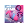 Creature Cocks Unicorn Swirl Small Silicone Butt Plug