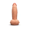 7 Inch b-Vibe Slipskin Flesh Tan Ultra Realistic Girthy Dual Density Dildo