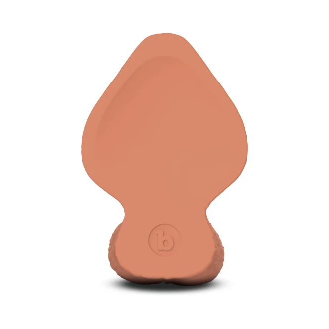 7 Inch b-Vibe Slipskin Flesh Tan Ultra Realistic Girthy Dual Density Dildo