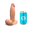 7 Inch b-Vibe Slipskin Flesh Tan Ultra Realistic Girthy Dual Density Dildo