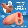 Jock Realistic Silicone Penis Enhancer with Ball Strap