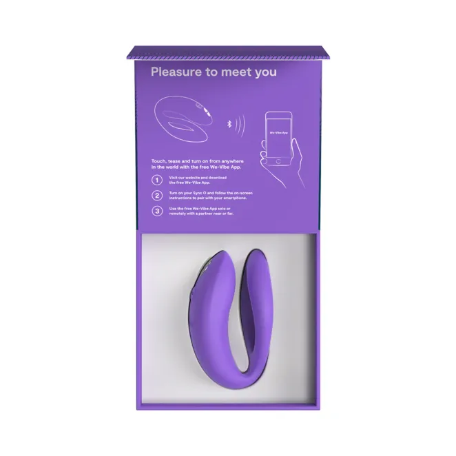 We-Vibe Sync O App Controlled Couples Vibrator Light Purple