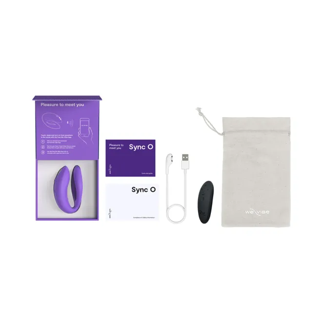 We-Vibe Sync O App Controlled Couples Vibrator Light Purple