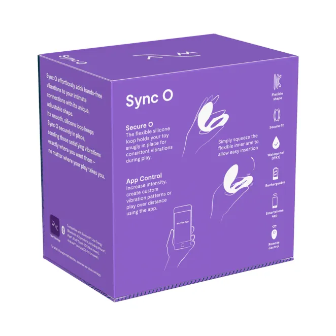 We-Vibe Sync O App Controlled Couples Vibrator Light Purple