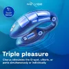 We-Vibe Chorus App and Remote Controlled Rechargeable Couple's Vibrator Cosmic Blue