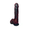 bedrocker thrusting gyrating silicone dildo with remote suction cup